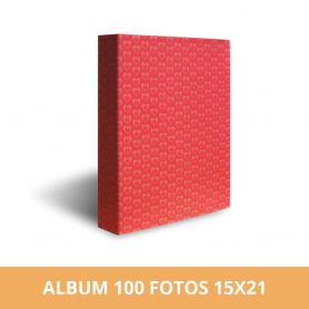 Álbum para 100 fotos 15x21 cm Rojo