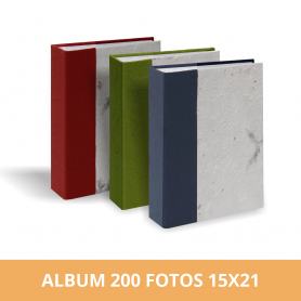 Álbum Diseño Hojas 200 fotos 15X21 cm
