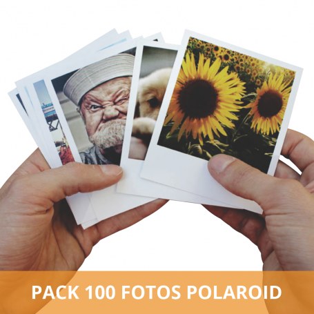 Pack impresión 100 fotos polaroid 10x8. Un clásico