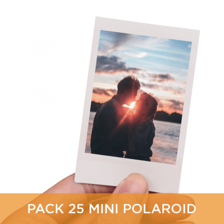 Pack 25 Mini Polaroid 6x9