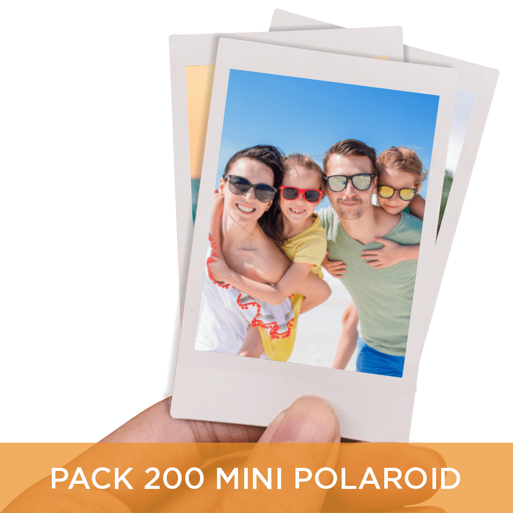 Impresión de fotos de 200 Mini Polaroid en papel fotográfico Envío a todo  el país