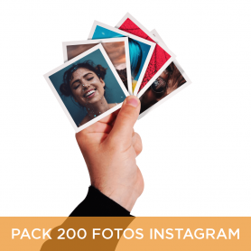 Pack 200 Fotos Instagram 10x10 cm.