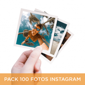 Pack 100 Fotos Instagram 10x10 cm.