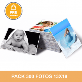 Pre-compra Pack 300 fotos 13x18