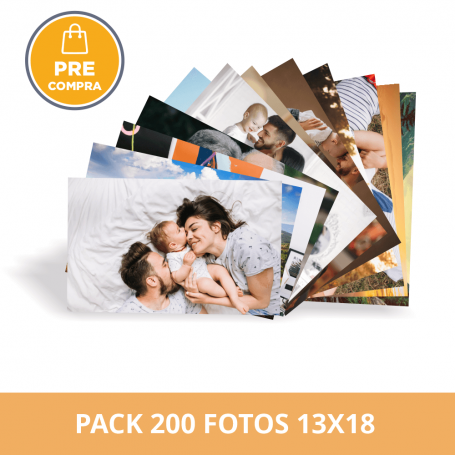 Pre-compra Pack 200 fotos 13x18