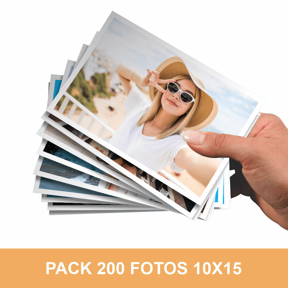 Pack impresión fotos x cm Revelado en papel fotográfico