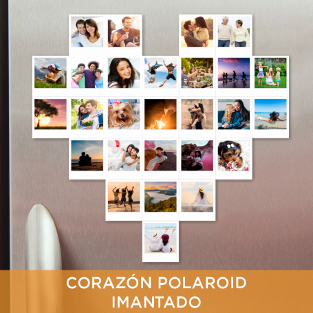 Kit Corazón Polaroid® Pack 20|34 fotos Imantadas