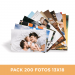 Pack 200 fotos 13x18 - CYBER